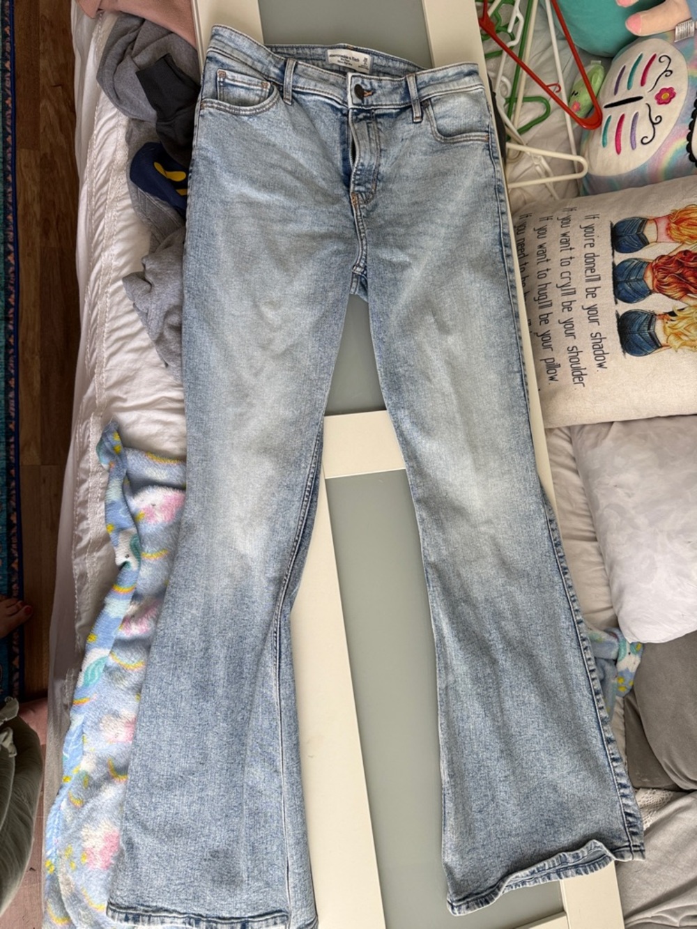 Abercrombie & Fitch Light Blue Flare Jeans
